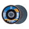 Pferd 5" x 7/8" A.H. POLIFAN Flap Disc - Z PSF EXTRA STEELOX, Zirconia, 80 Grit, Conical 60636 - alternate 1